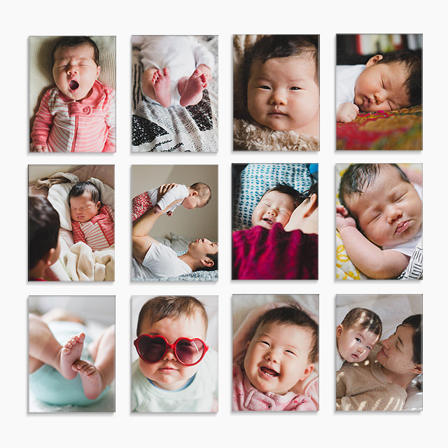 Bundle of Joy: 12 X-Small Glass Prints
