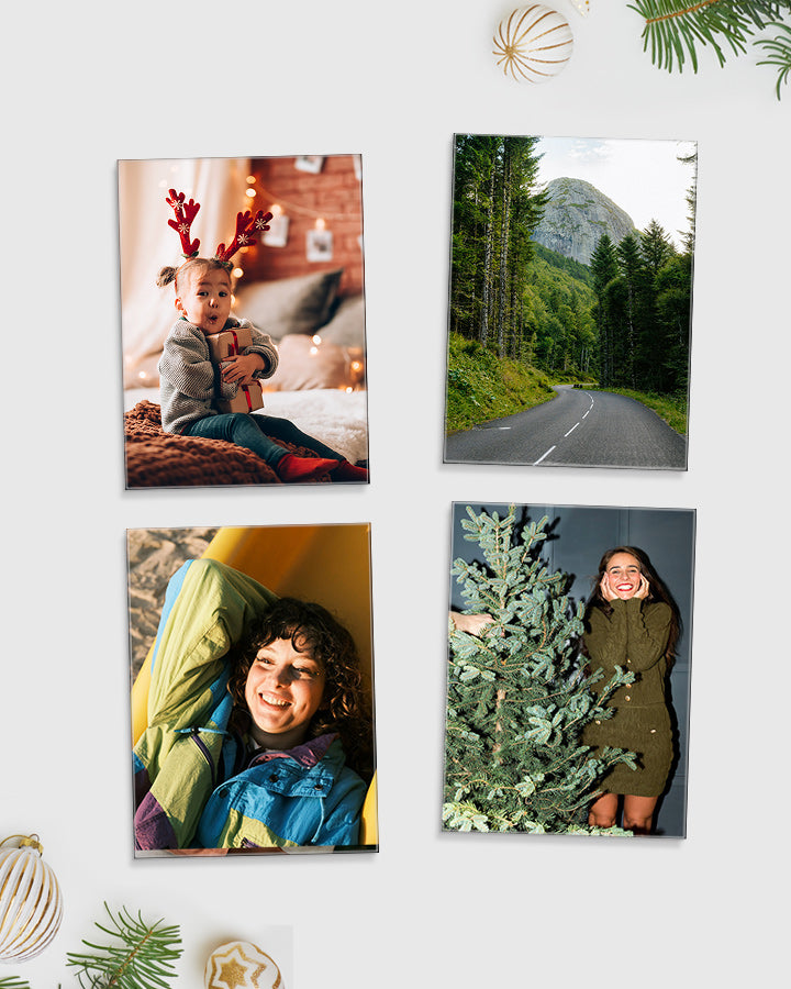 4 Small Glass Prints Bundle