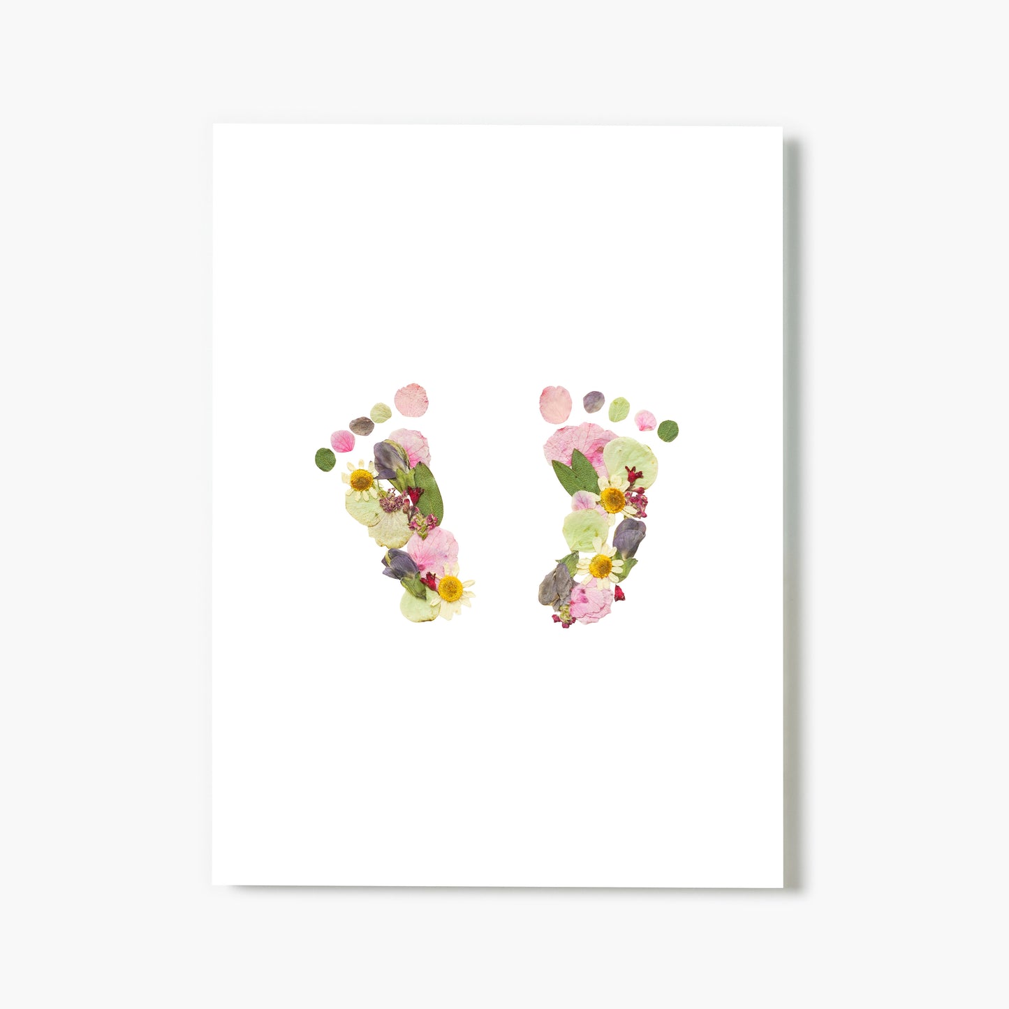 Baby Blooms Blush Meadow Pressed Floral Print