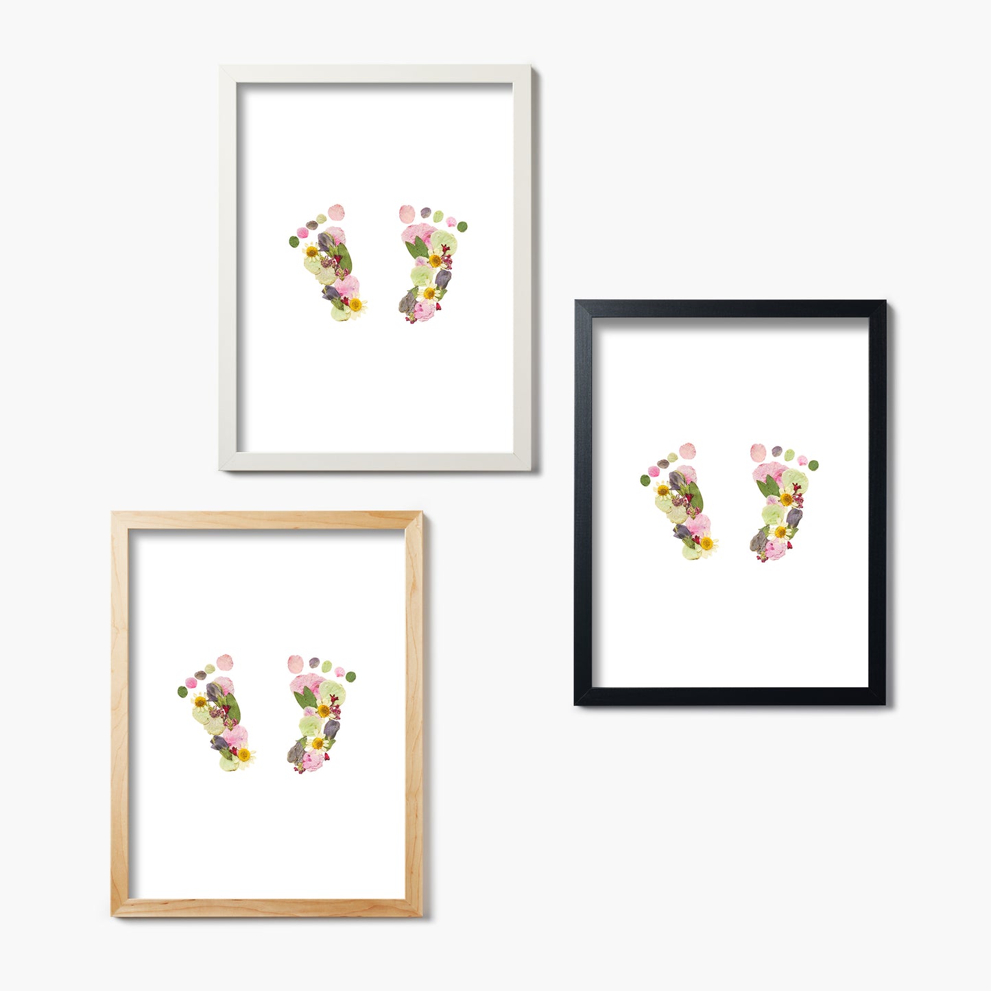 Baby Blooms Blush Meadow Pressed Floral Print