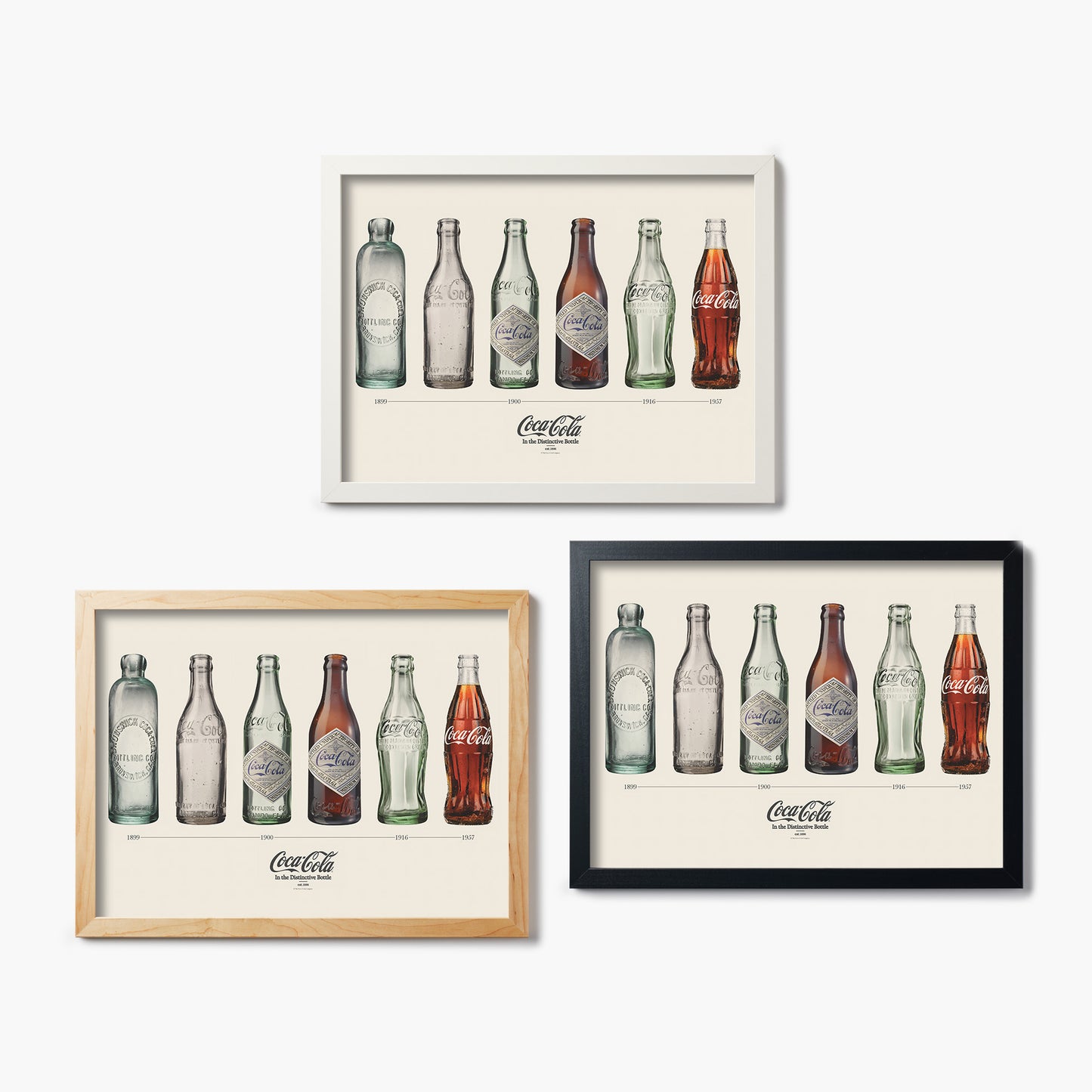 Coca Cola Bottle Evolution