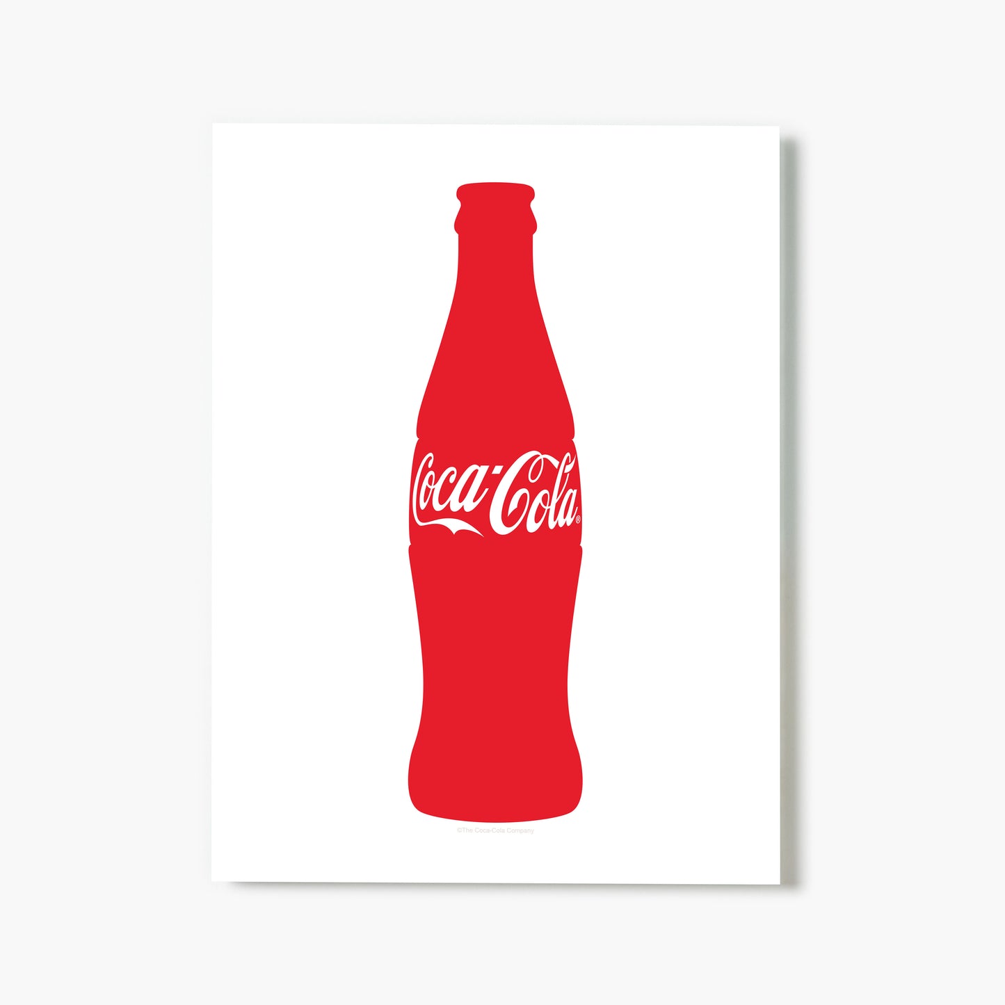 Coca Cola Contour Bottle White
