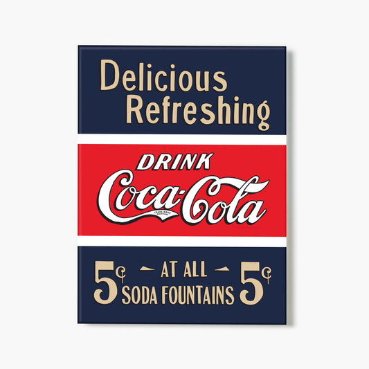 Coca Cola Heritage 5 Cent Sign