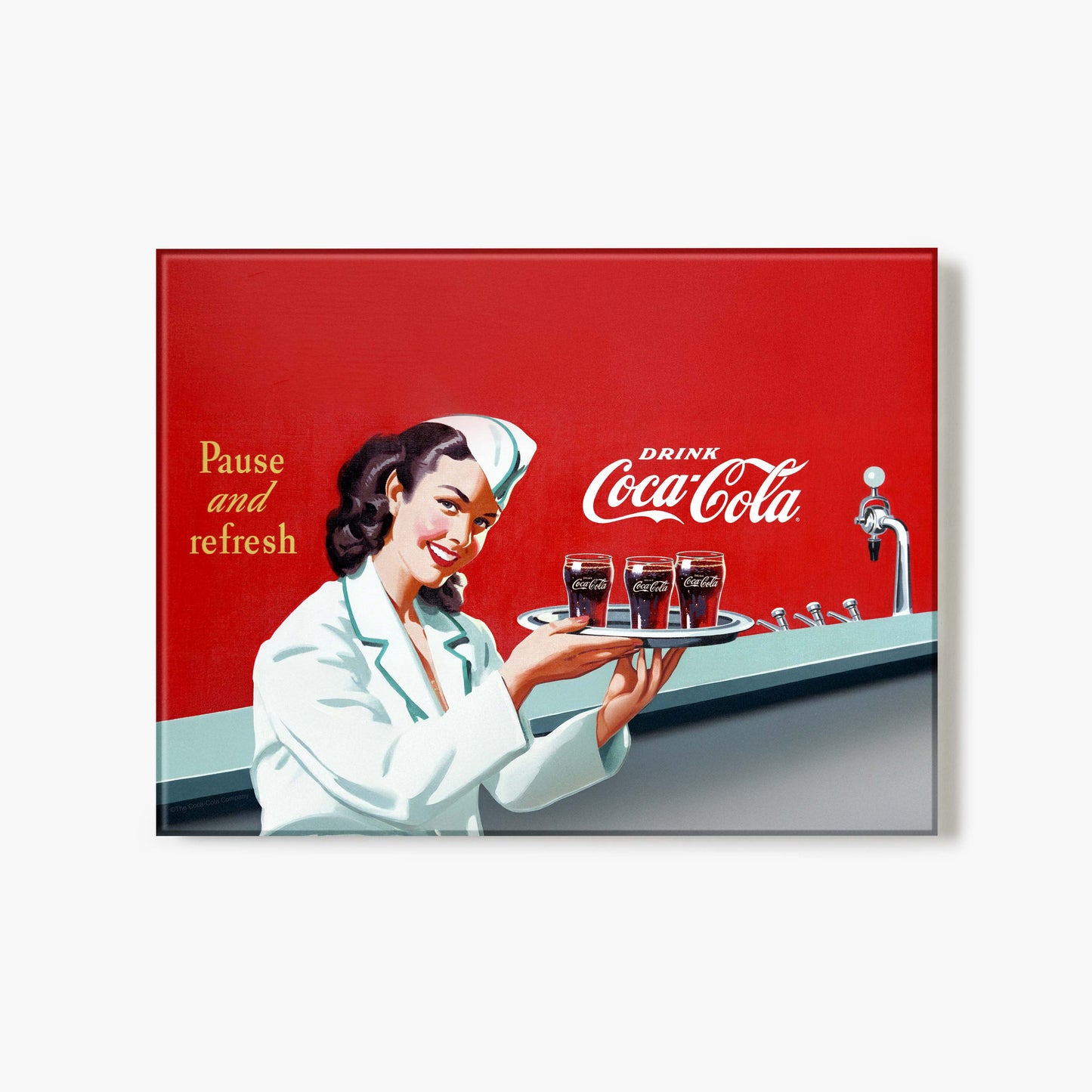 Coca Cola Heritage Soda Shoppe Sign