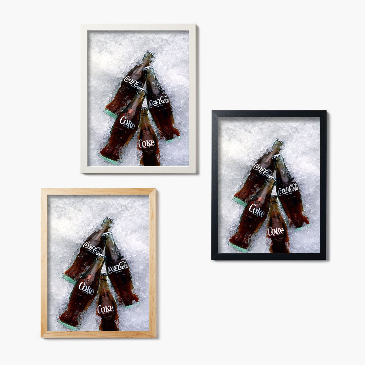 Coca Cola Ice Cold Bottles