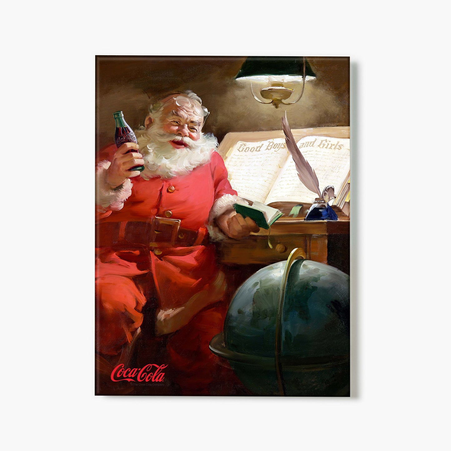 Coca Cola Vintage Santa List