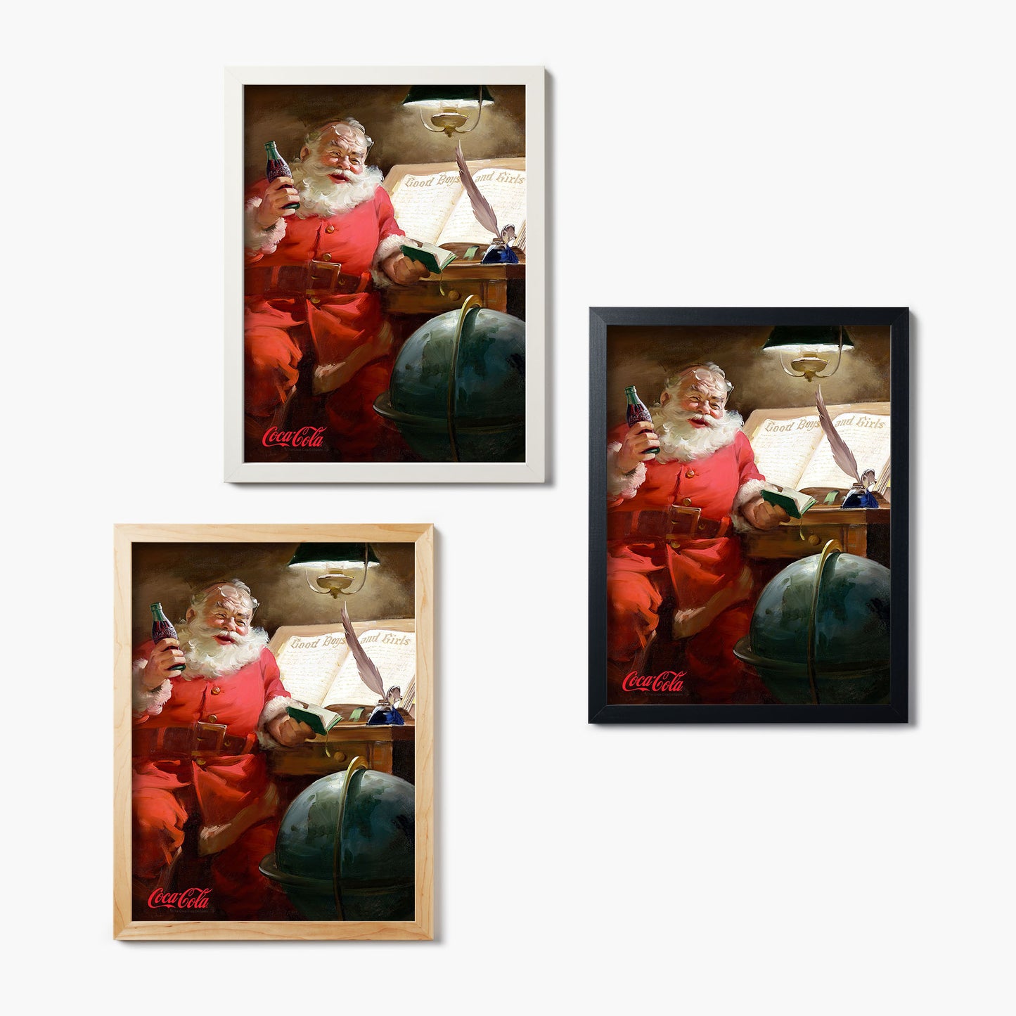 Coca Cola Vintage Santa List