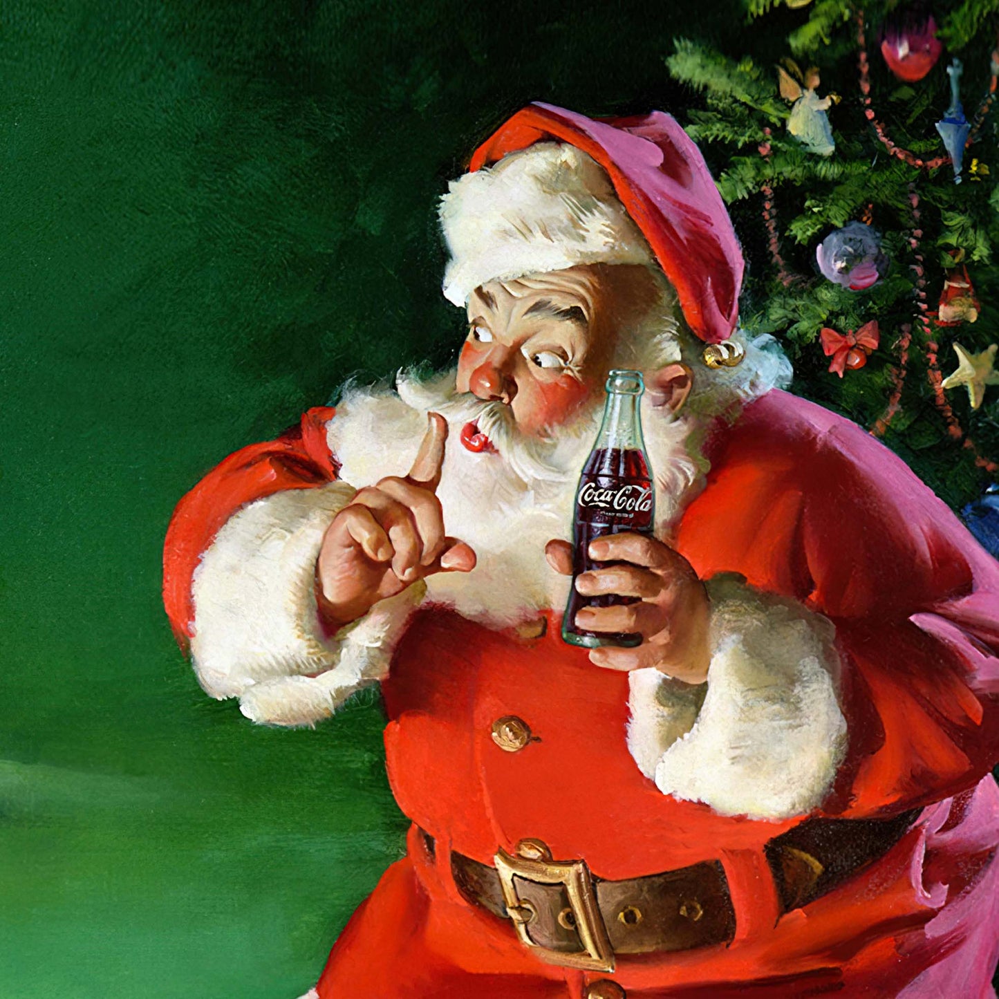 Coca Cola Vintage Santa Suprise