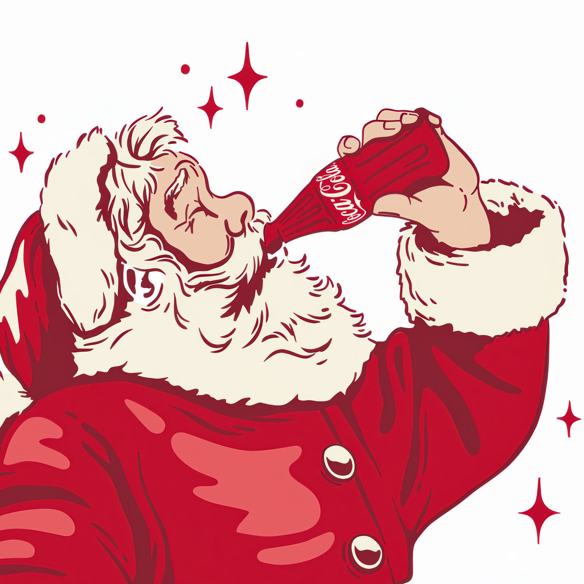 Coca-Cola Sparking Santa