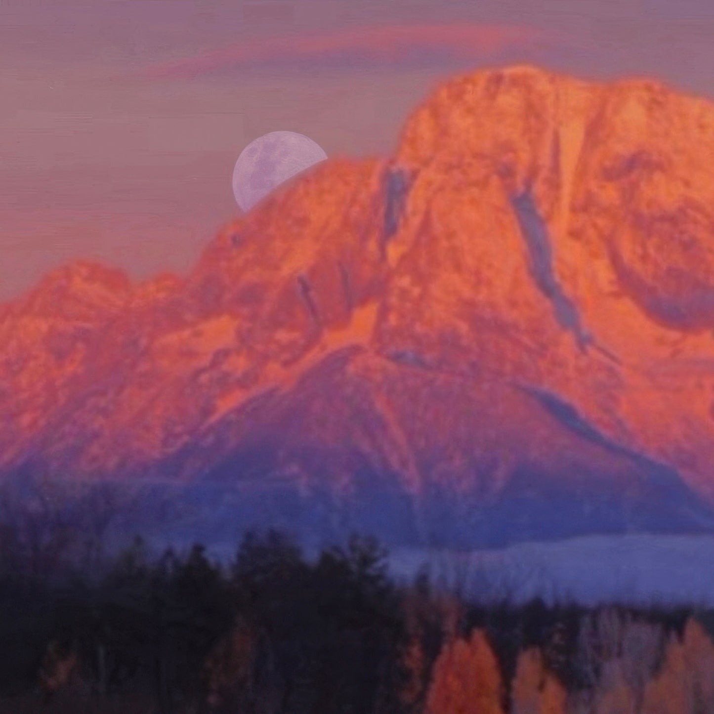 Dusk In The Tetons