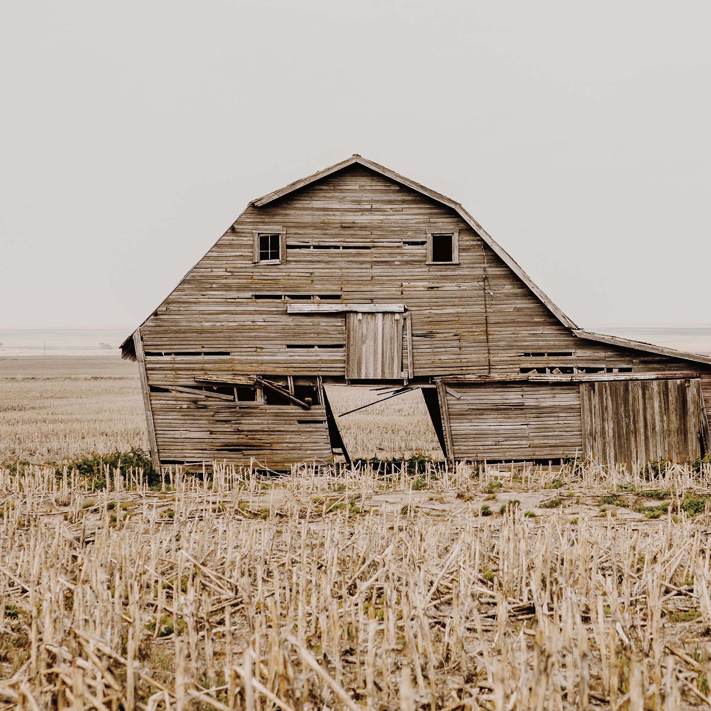 Leaning Barn