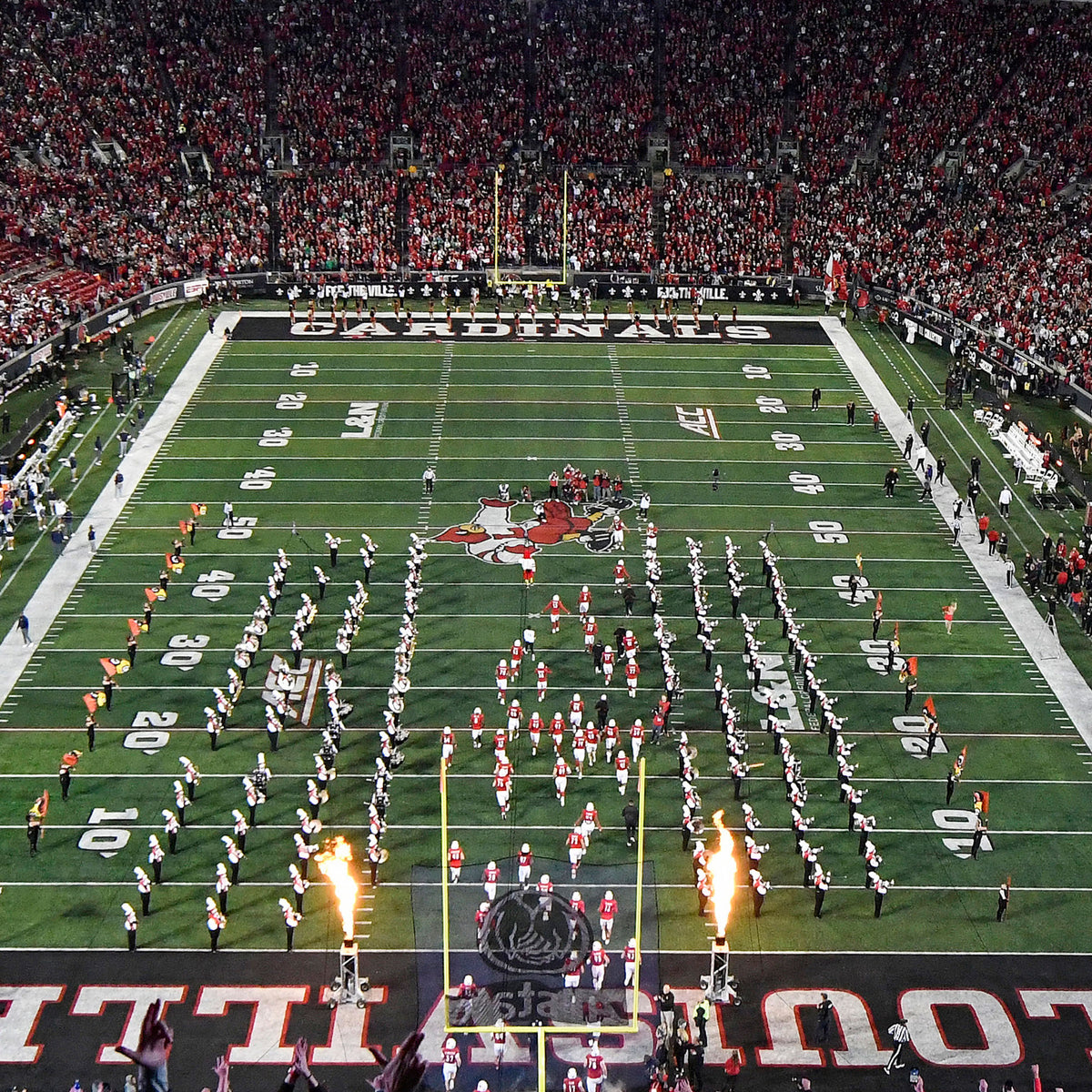 Louisville L&N Stadium At Night