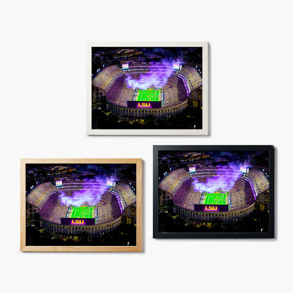 LSU Tiger Stadium At Night