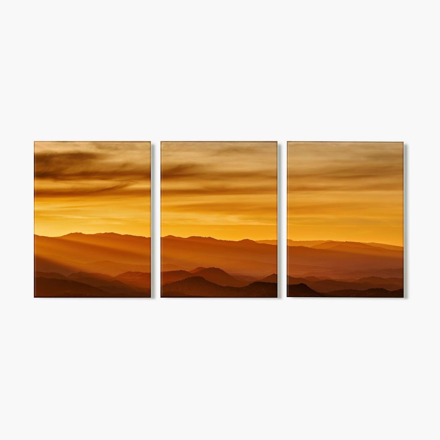 Golden Hills Triptych