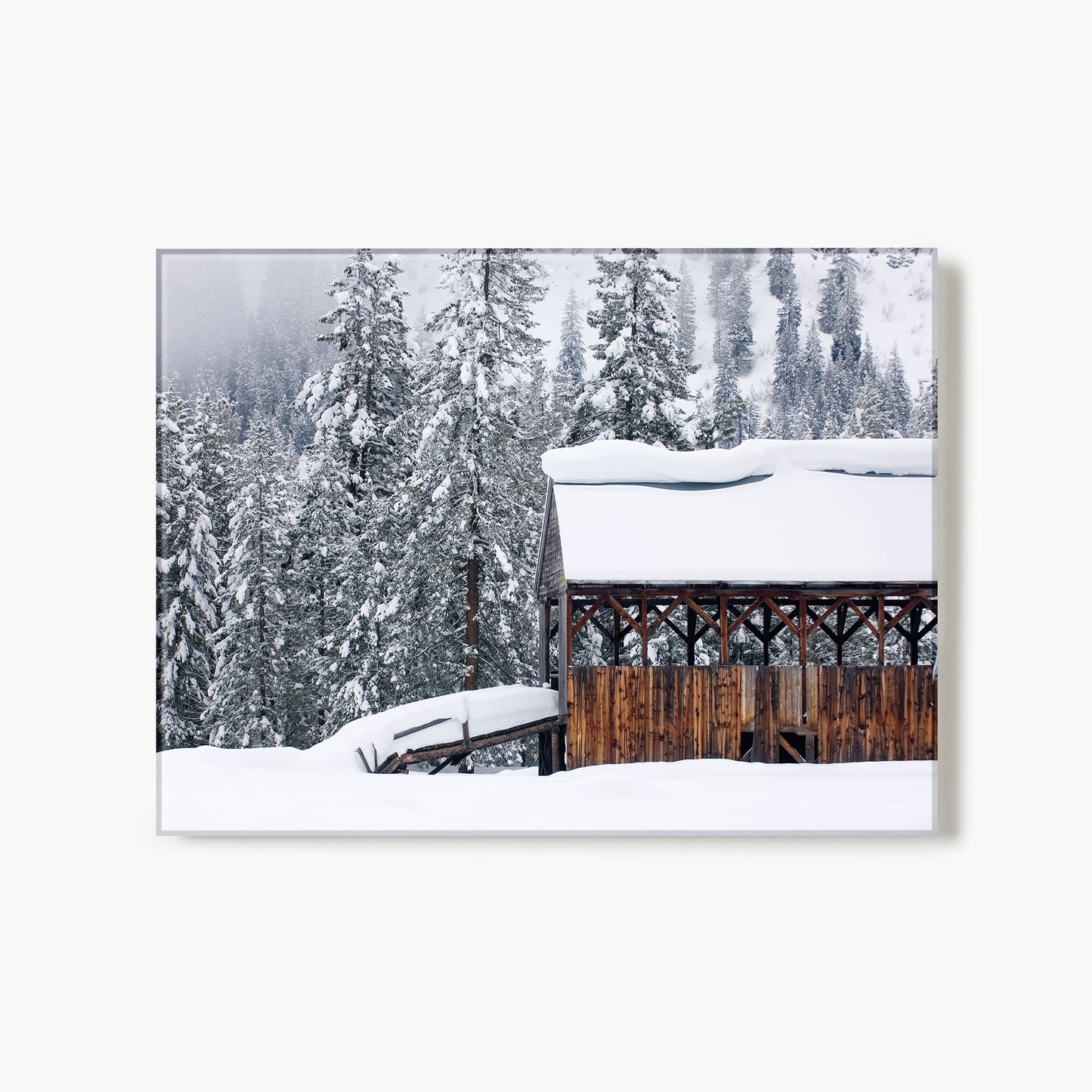 Snow Covered Barn