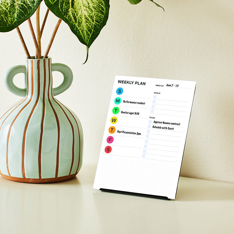 Subway Style Weekly Planner Writeboard