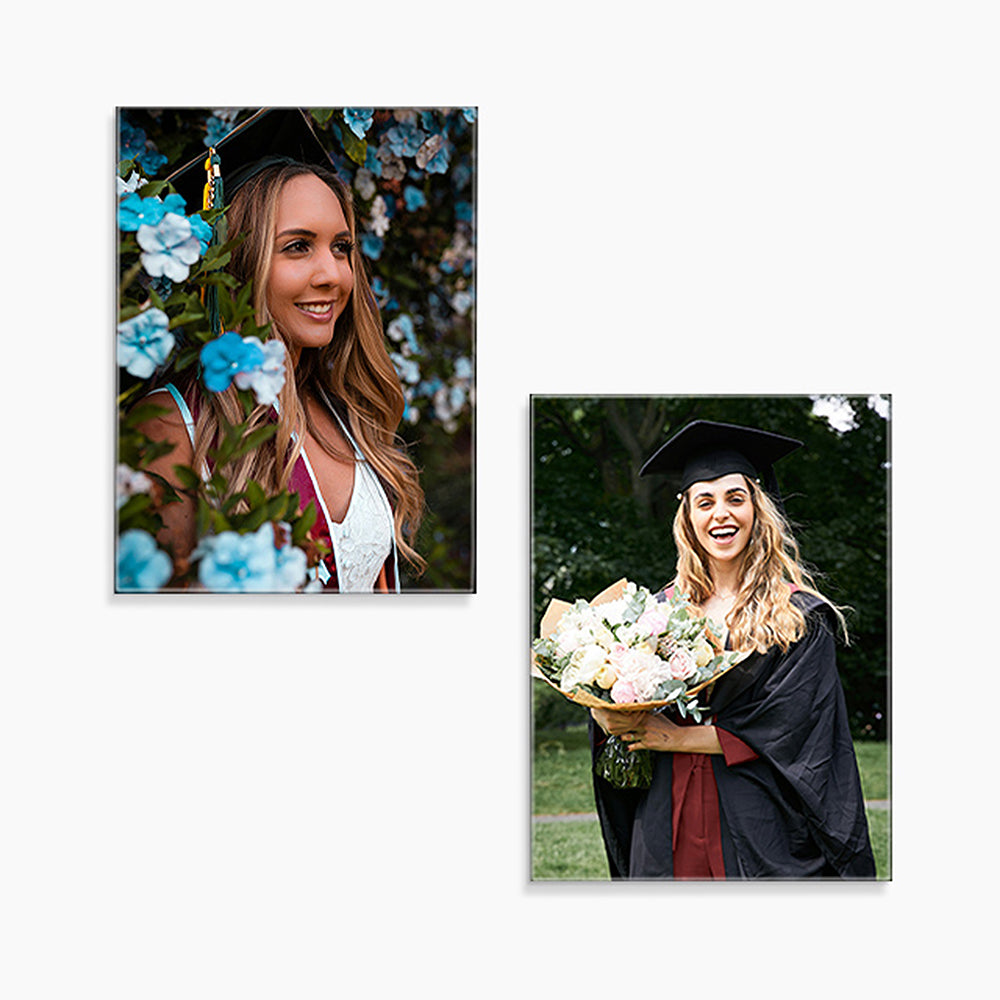 Graduate Set: 2 Medium Glass Prints Bundle
