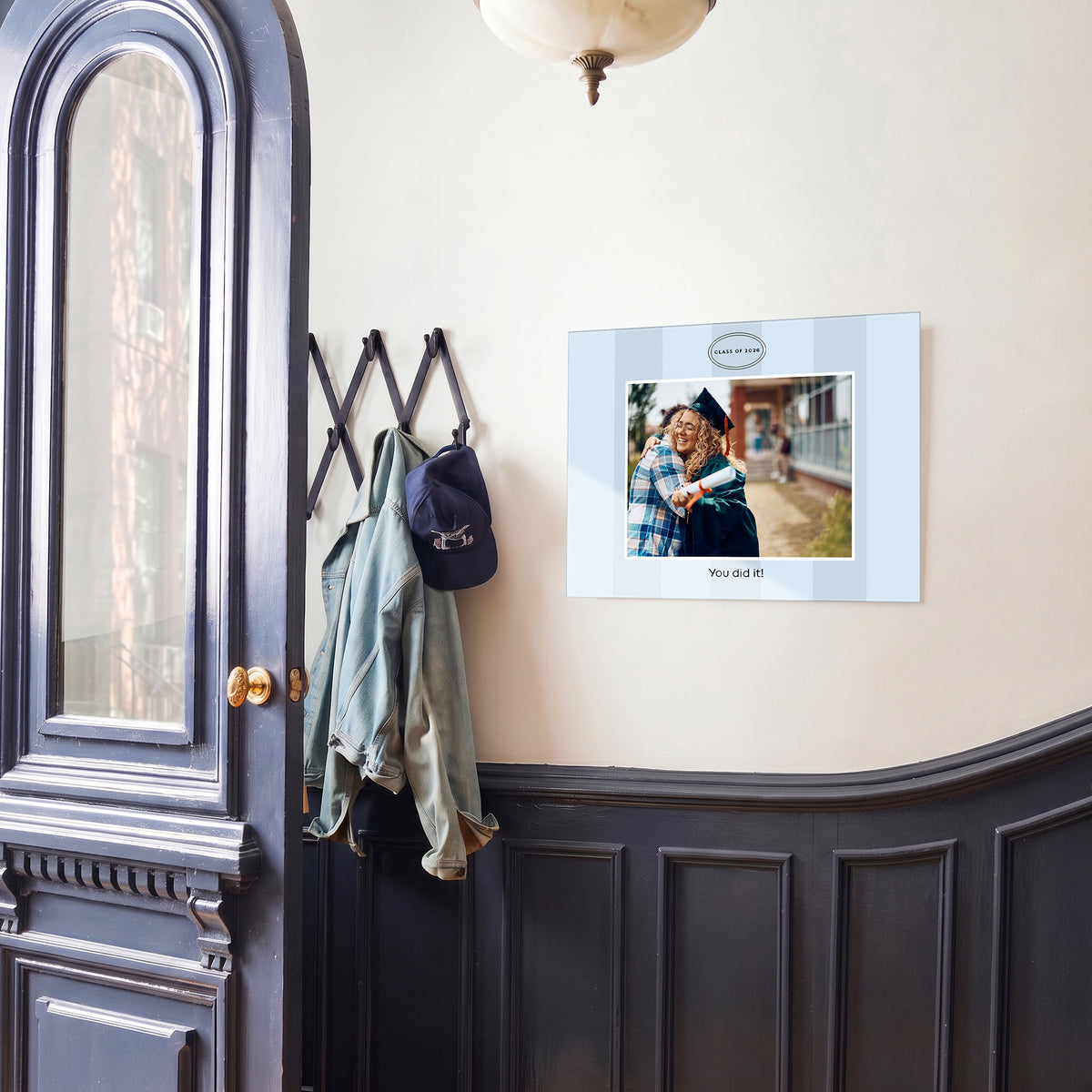 Custom Glass Prints | Senior Stripes