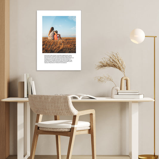 Custom Glass Prints | Letter To Mom
