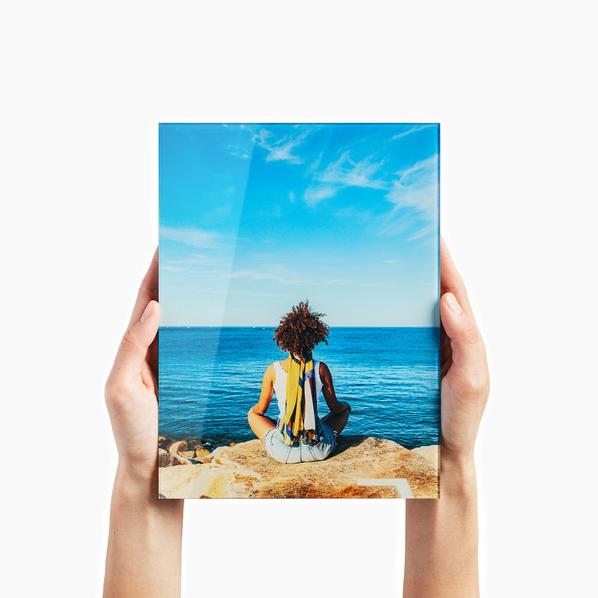 Custom Glass Prints | Our First Christmas